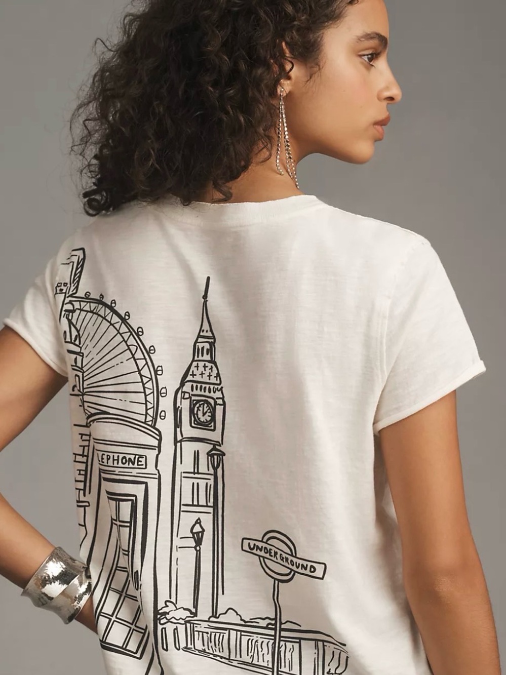 Maeve Jordan Nickson Dreams in London Graphic Tee - XS